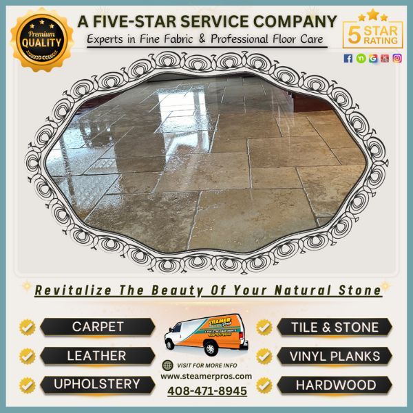Natural Stone Cleaning in Gilroy CA 2