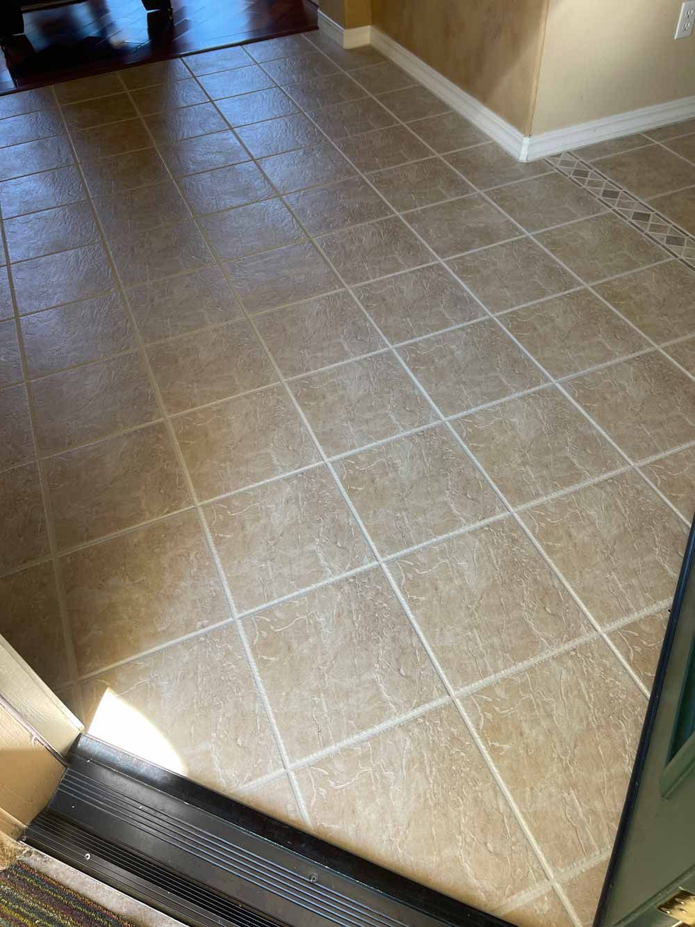 Grout and color seal